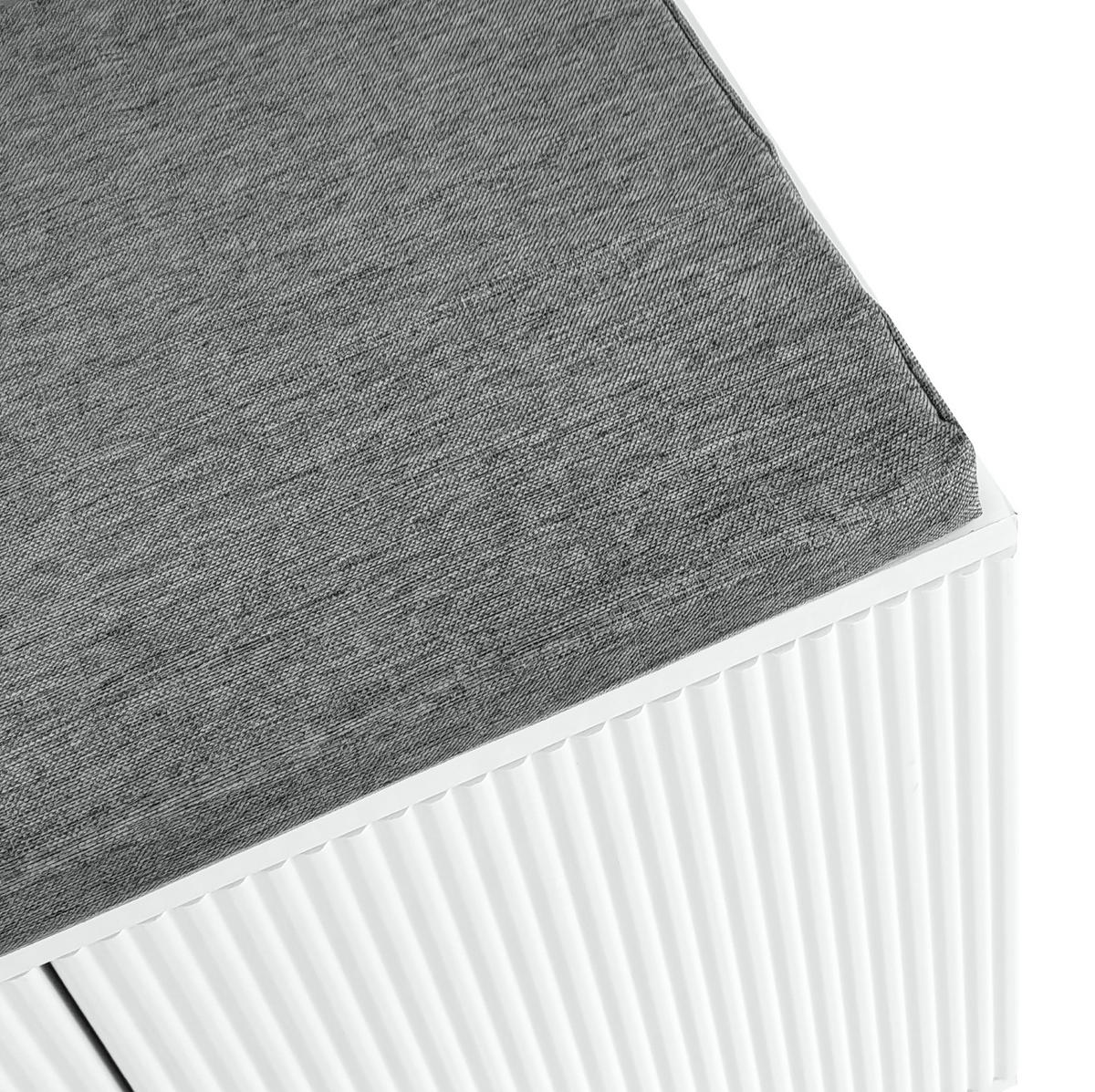 GARDEROBE 60,5/180,5/35,2 cm + 83/101/35 cm Weiß aus Spanplatte 2er Set - Weiß, Holzwerkstoff (83/101/35cm) - OKMYHOME