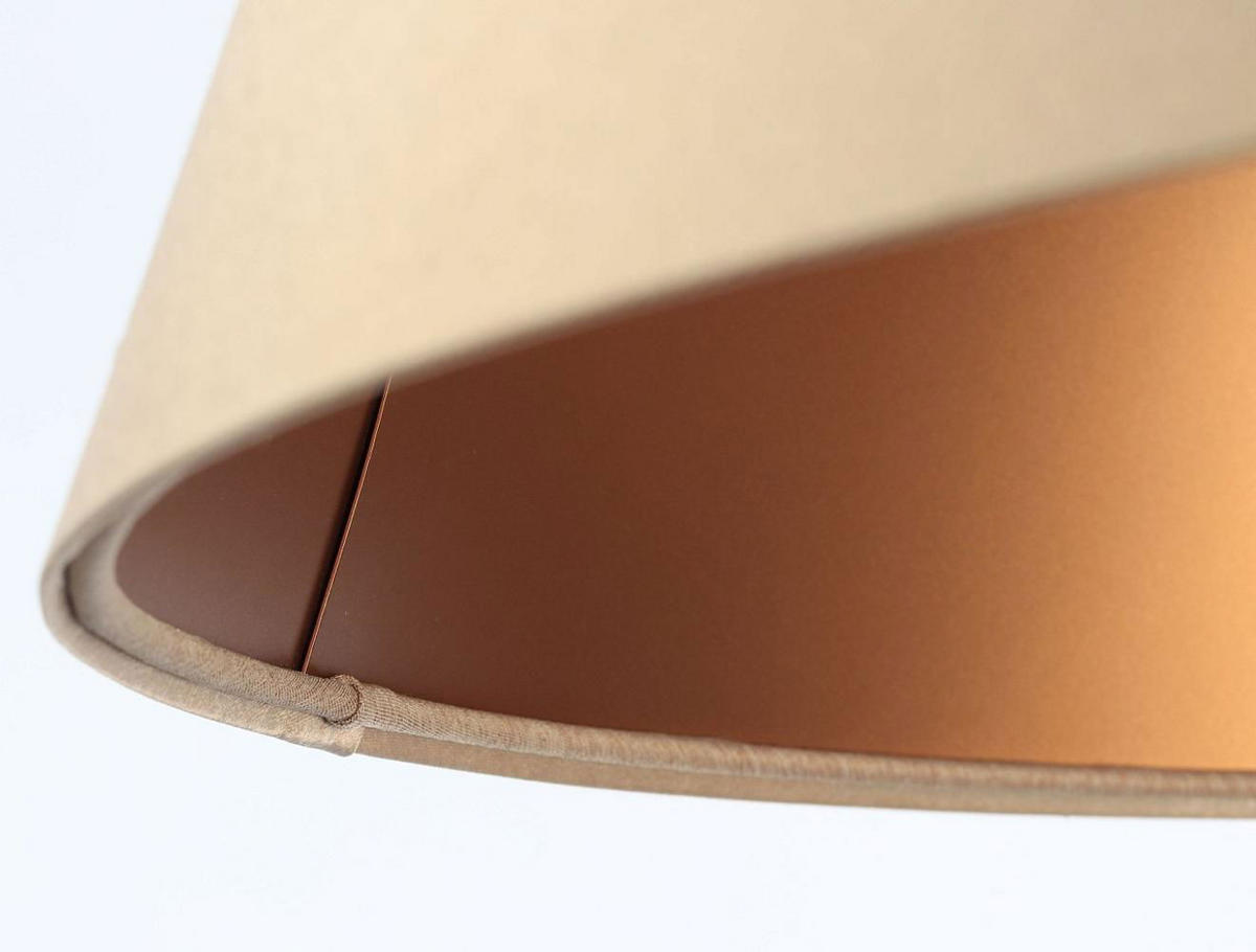 HÄNGELEUCHTE Kupfer 50/27 cm - Beige, Kunststoff (50/1.3/27cm) - ONZENO