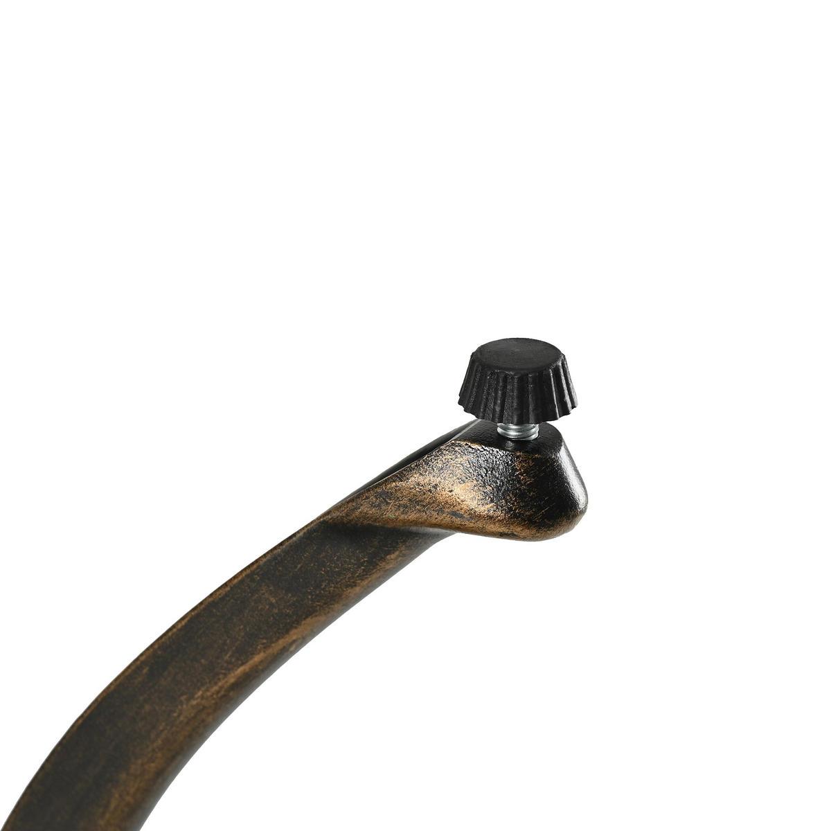 GARTENTISCH - Schwarz, Kunststoff/Metall (53/53/53cm) - Relaxdays