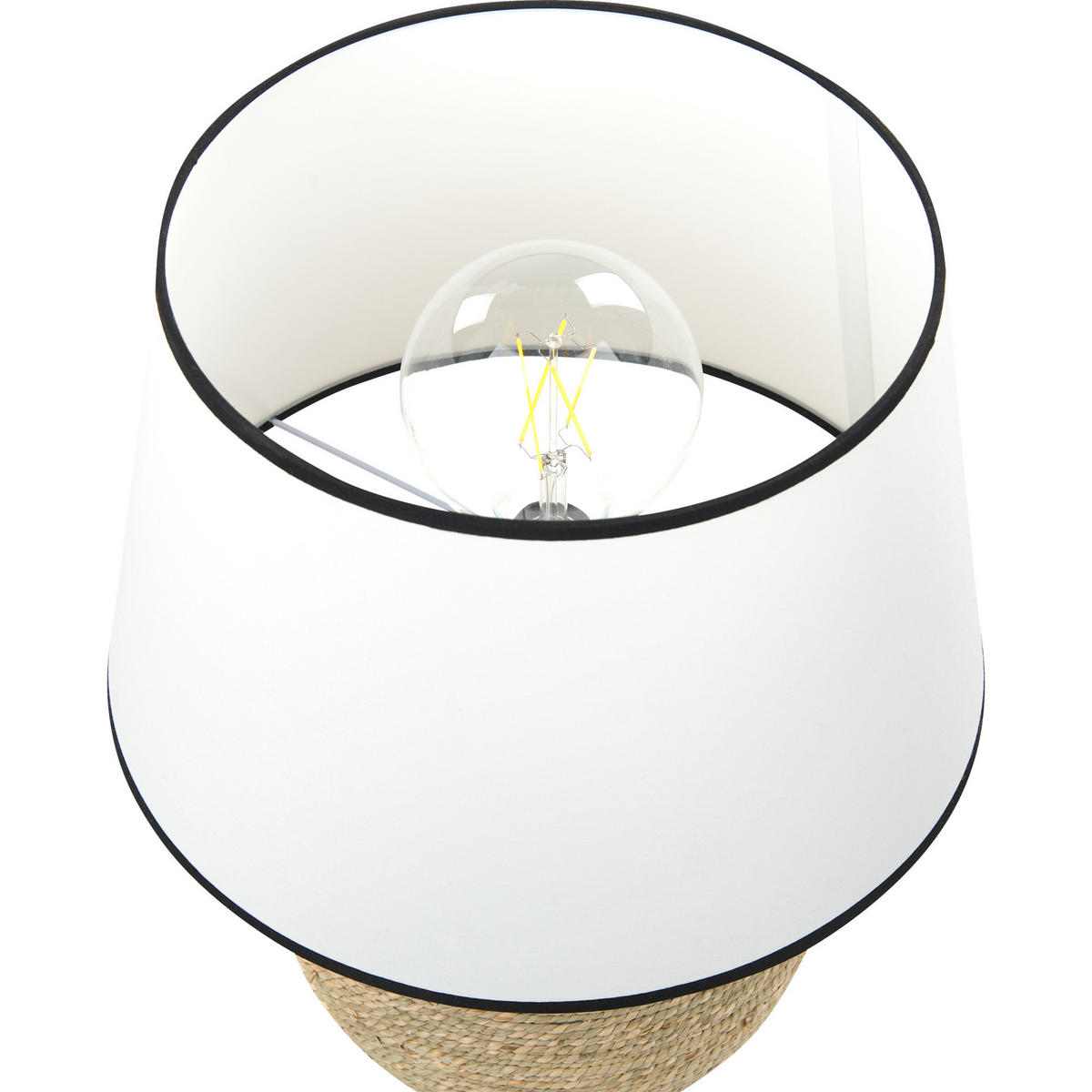 TISCHLAMPE Growee 38/38/46 cm - Hellbraun, Naturmaterialien (38/38/46cm) - Beliani