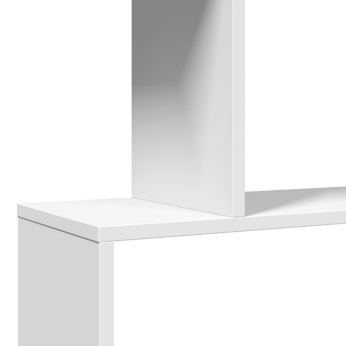 BÜCHERREGAL mit 3 Ebenen 70/24/97 cm aus Holzwerkstoff Weiß - Weiß, Holz (70/97/24cm) - vidaXL