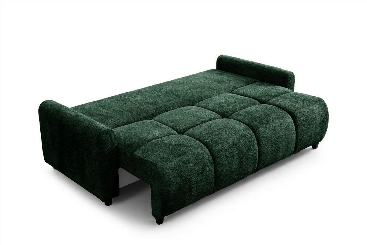 SCHLAFSOFA Giana - Grün, Holzwerkstoff/Textil (230/100/100cm) - Fun Möbel
