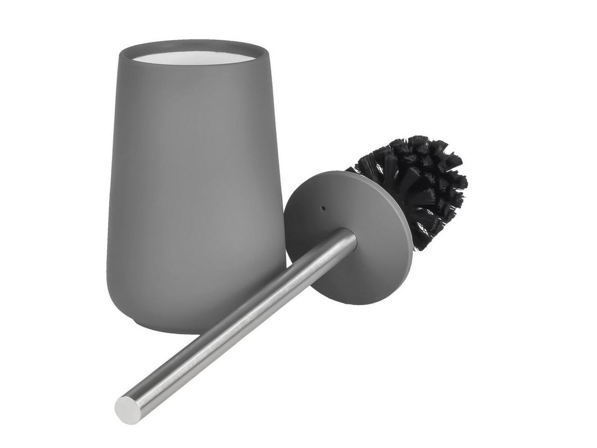 BAD ACCESSOIRES SET Nova 2tlg. grey (grau) - Grau, Kunststoff (23/29/23cm) - Zone Denmark