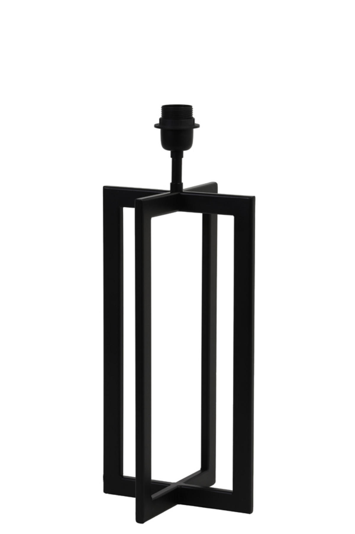 LAMPENFUSS Mace Schwarz 21/21/46 cm - Schwarz, Metall (21/21/46cm) - Light & Living