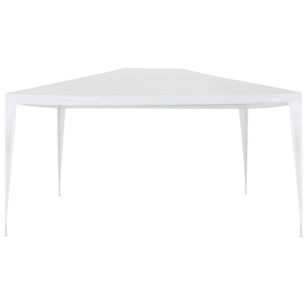 PARTYZELT 3/4 M Weiss - Weiß, Kunststoff (300/255/400cm) - vidaXL