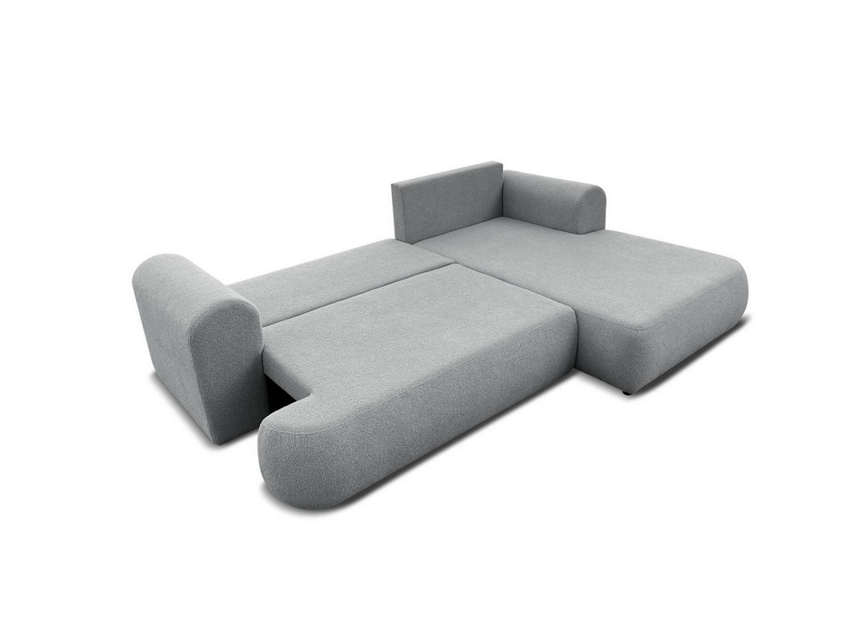 ECKSOFA Anike In Now Or Never - Dunkelgrau, Holzwerkstoff/Textil (260/173cm) - Fun Möbel