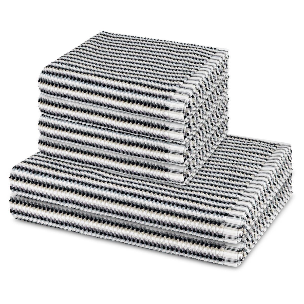 FROTTIERSET Bliss 6-teilig - Grau, Textil (50/100cm) - MÖVE