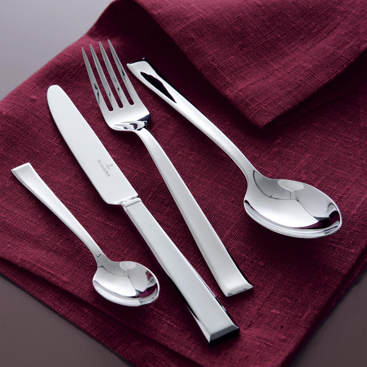 TAFELLÖFFEL Victor silber 204 mm 6er Set - Silberfarben, Metall - Villeroy & Boch