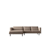 ECKSOFA L-form Dani Stoff Verita Warmbeige Links - Beige, Holz (281/174cm) - Kaiser Möbel