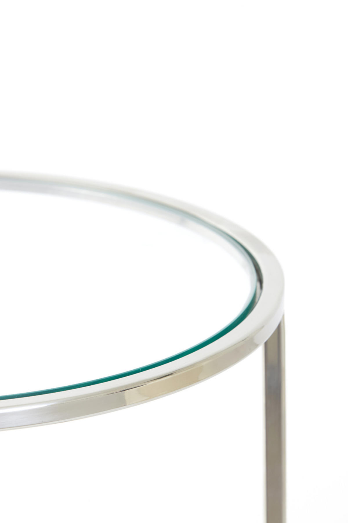 BEISTELLTISCH Duarte Silber Ø50/52 cm 2er-Set - Silberfarben, Metall (50/50/52cm) - Light & Living