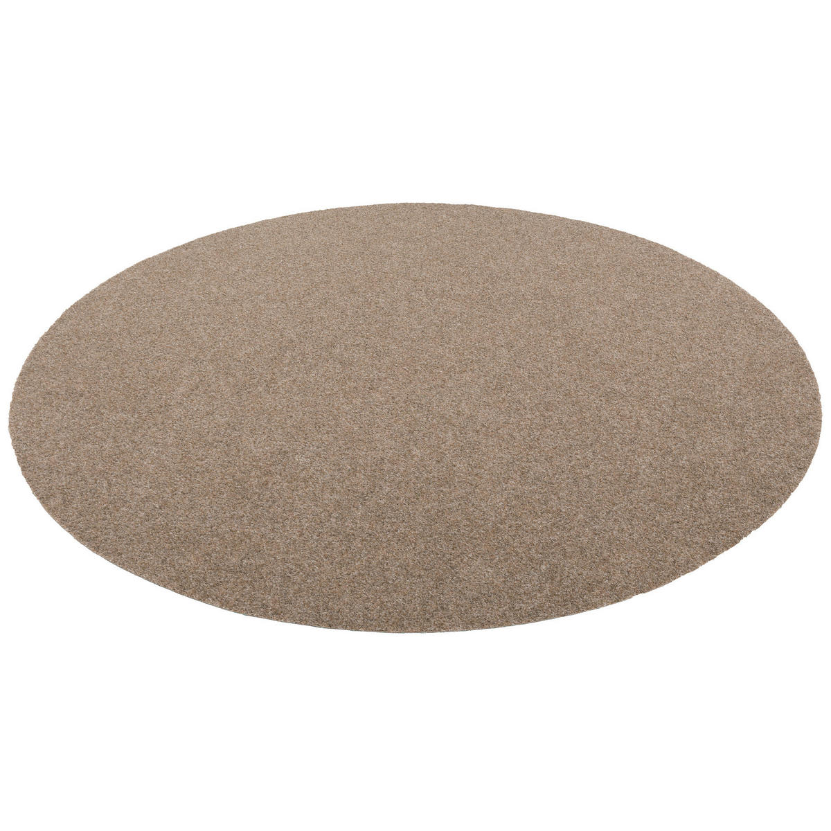 KUNSTRASEN RASENTEPPICH MIT NOPPEN KINGSTON RUND - Beige, Textil (100/100cm) - Snapstyle