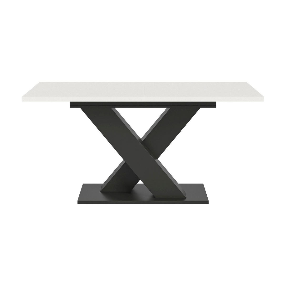 ESSTISCH Motion 90/150/76 cm - Grau, Holzwerkstoff (90/150/76cm) - Xonox