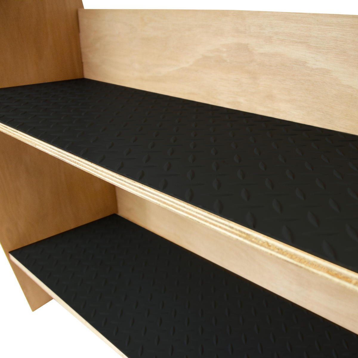 FAHRZEUGEINRICHTUNG Ford Transit Custom Regal & Werkzeugkasten - Braun, Holzwerkstoff (102/136/30cm) - Monstershop