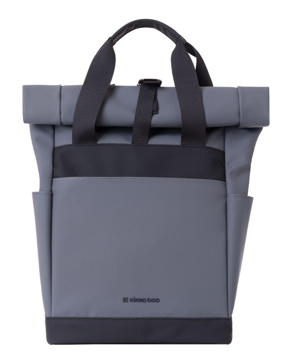WICKELTASCHE Cerise grau Rucksack, wasserfest, Wickelunterlage, Reißverschluss, Träger, 0,94 kg - Grau, Textil (15/43/35cm) - Kikka boo
