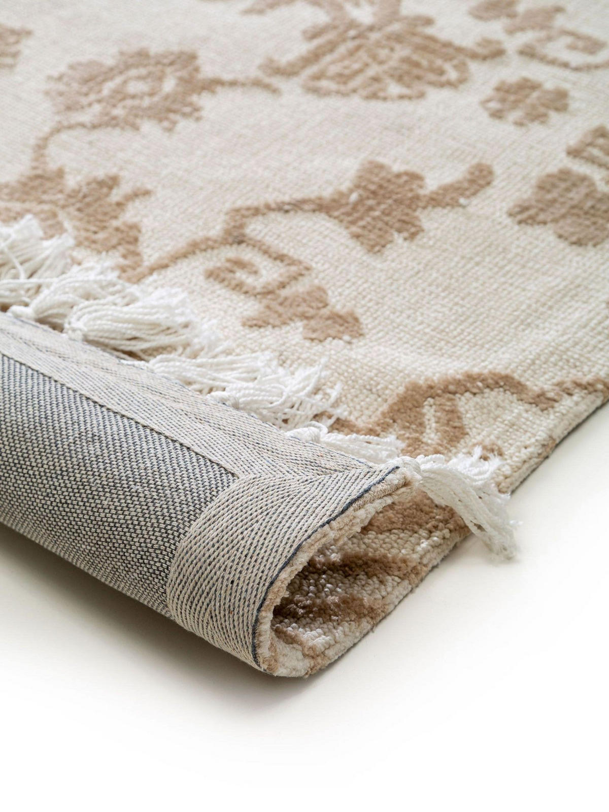 TEPPICH Teppich Elias Beige - Beige, Textil (200/1cm) - KUNSTLOFT