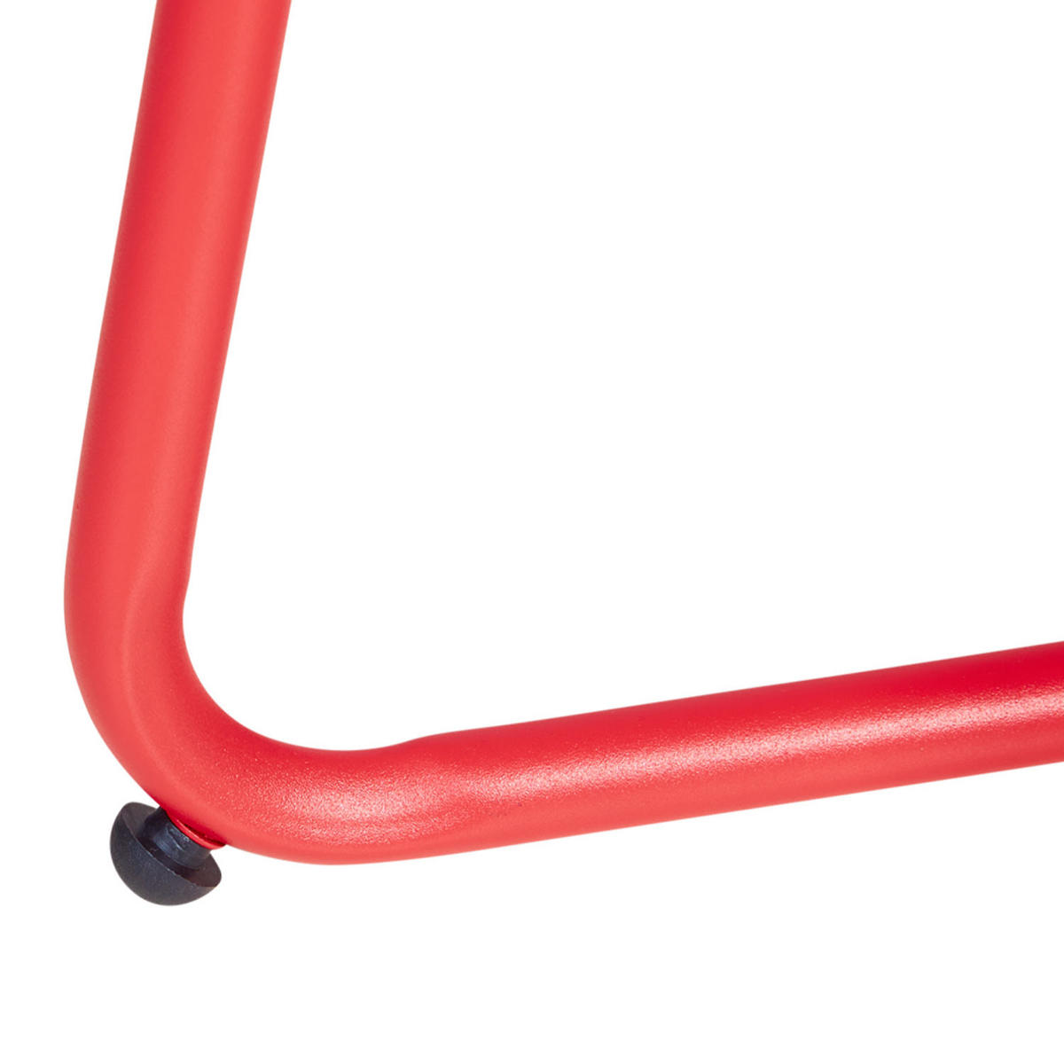 BEISTELLTISCH rund Metall Rot - Rot, Metall (45/44/45cm) - Homestyle4u