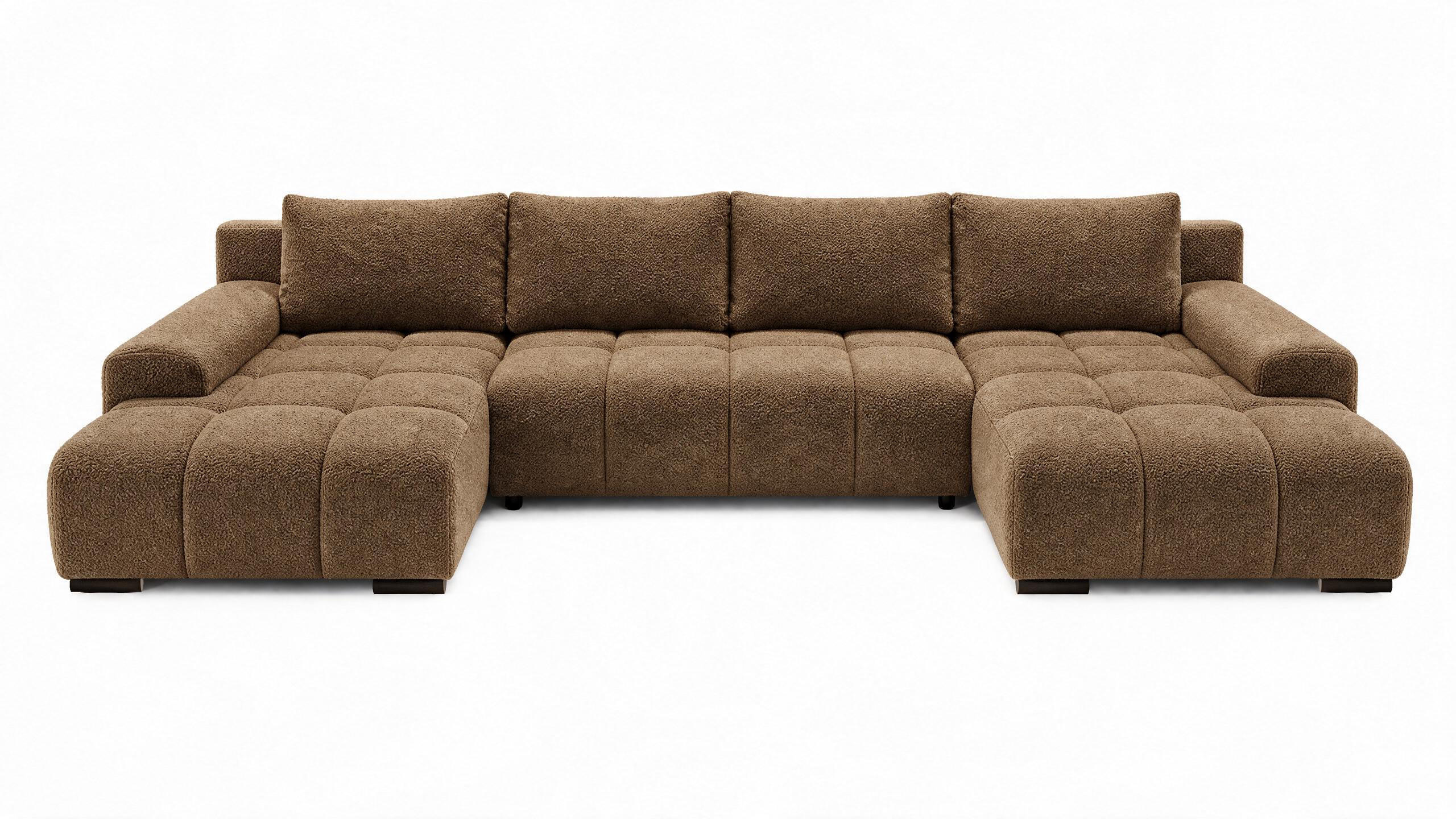 XXXLutz Wohnlandschaft Braun 350x80x185 cm