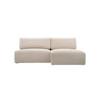 ECKSOFA Ripley mit Schlaffunktion, Beige - Beige, Textil (223/150cm) - Fedve