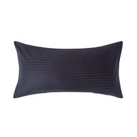 KISSENBEZUG Damast, Ägyptische Baumwolle, Fadendichte 330 - Schwarz, Textil (50/90cm) - Homescapes