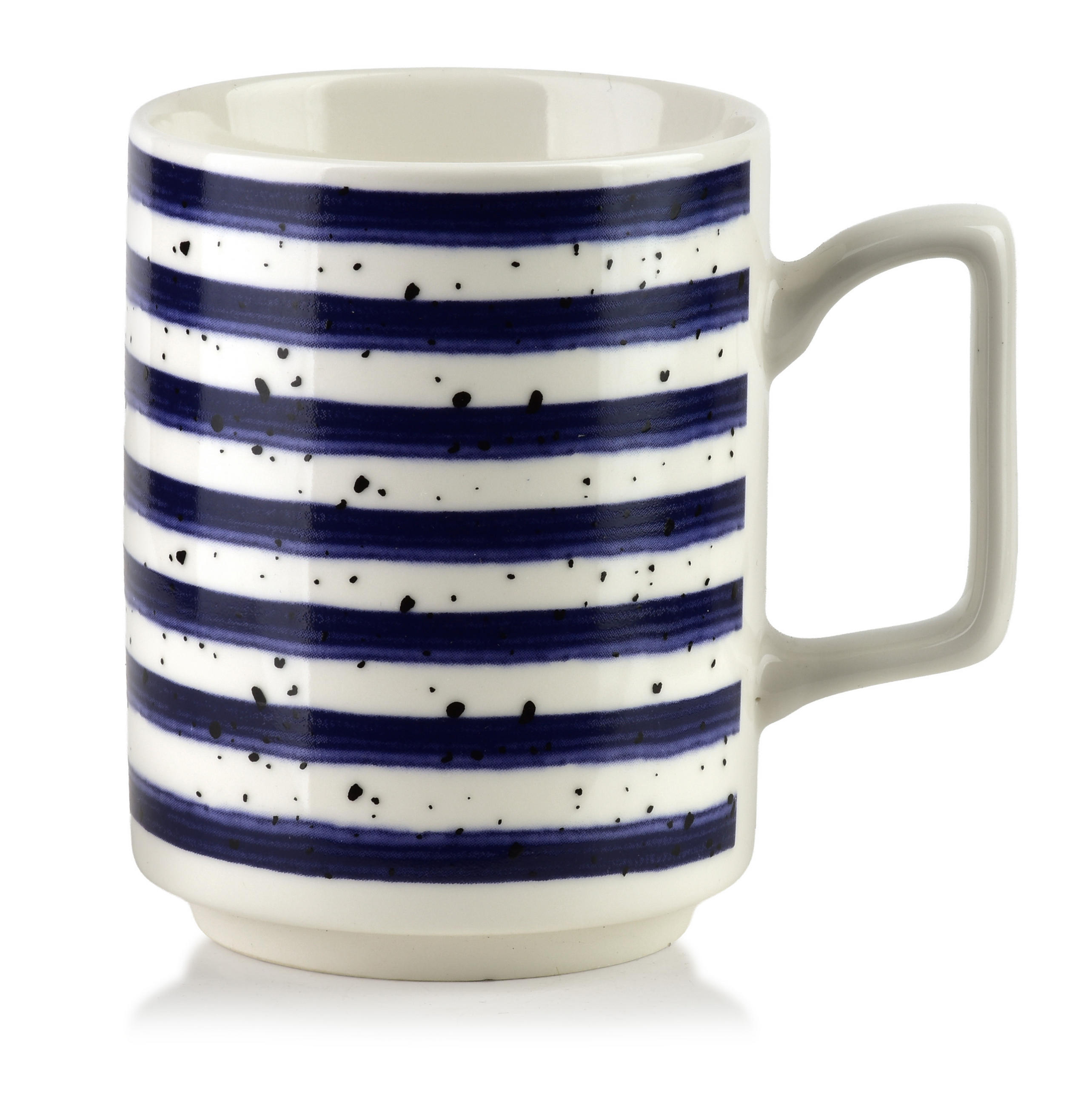 HRNČEK Mojra modrý 8/11/10 cm porcelán - modrá, keramika (0.35L) - Mondex