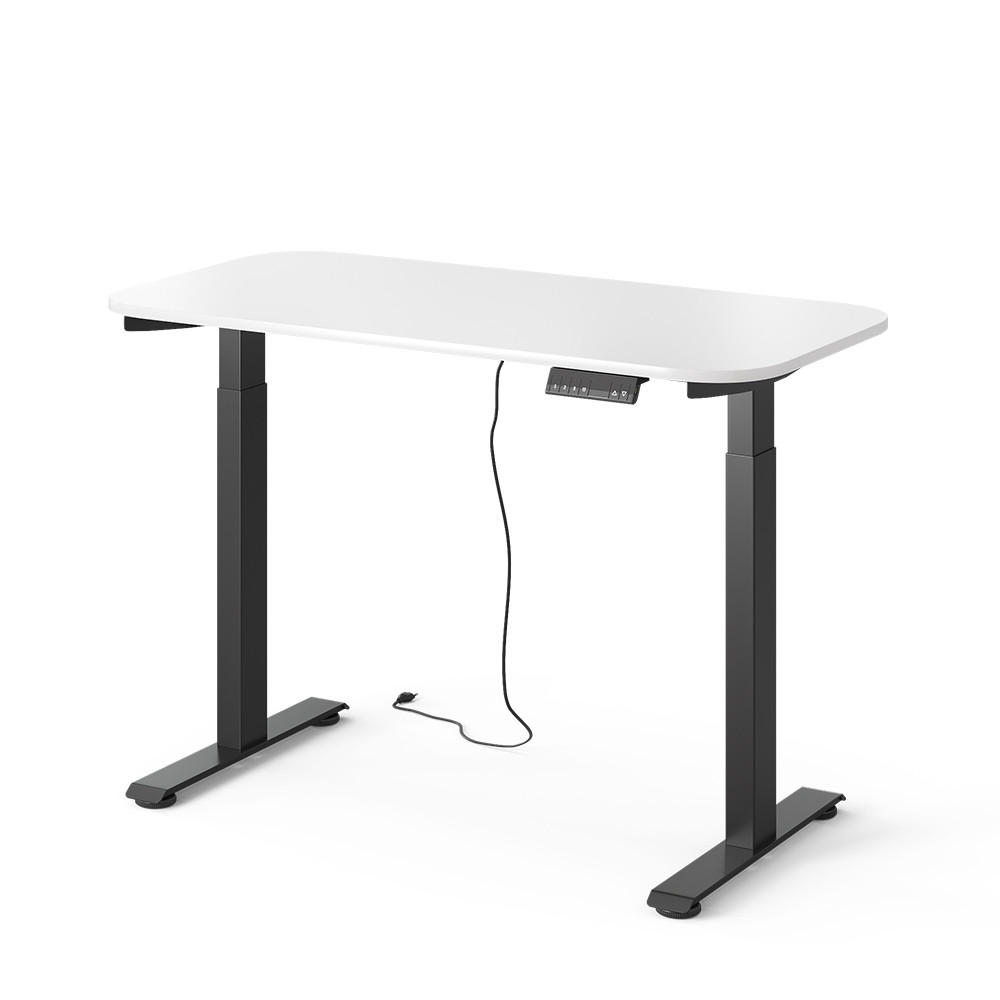 BIROU Elevate Negru/alb 120 x 60 cm 2 motoare