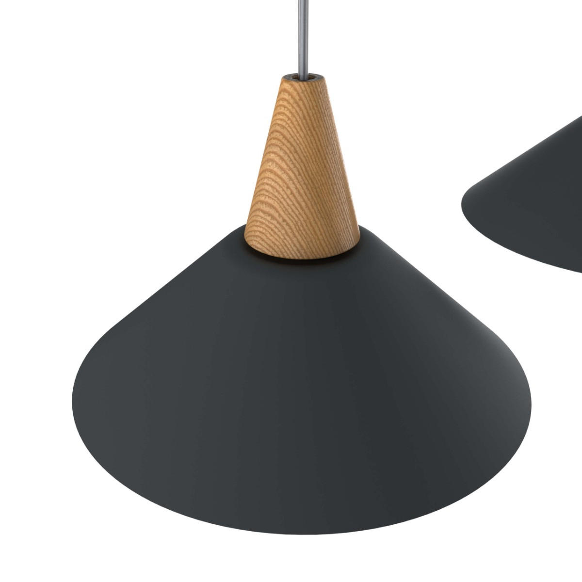 HÄNGELEUCHTE - Anthrazit, Metall (25/100/16cm) - Lumicom