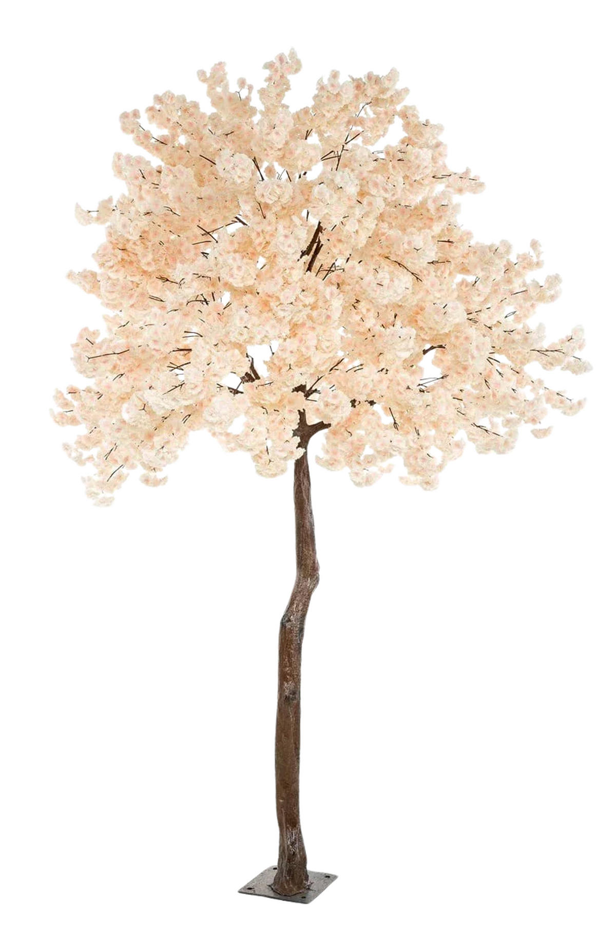 KUNSTBAUM Künstlicher Kirschbaum - Manda 270 cm - Creme, Kunststoff (320cm) - Emerald