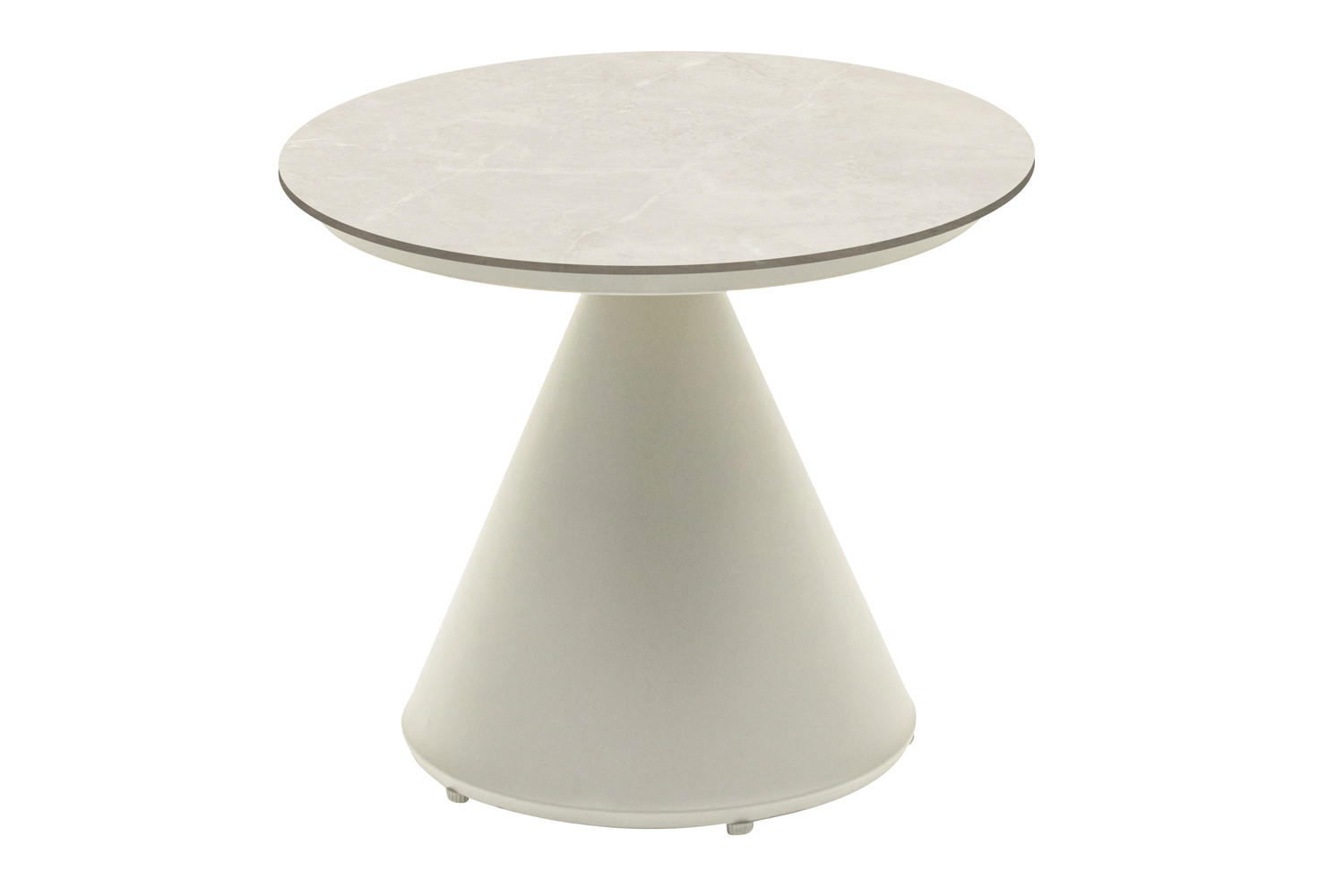 GARTENTISCH Madison Ø50x43 cm, Keramik, Taupe - Taupe, Keramik (50/50/43cm) - dasmöbelwerk