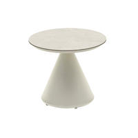GARTENTISCH Madison Ø50x43 cm, Keramik, Taupe - Taupe, Keramik (50/50/43cm) - dasmöbelwerk