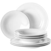 TAFELSERVICE Beat weiß 8er Set - Weiß, Keramik (1/1/1cm) - Seltmann Weiden
