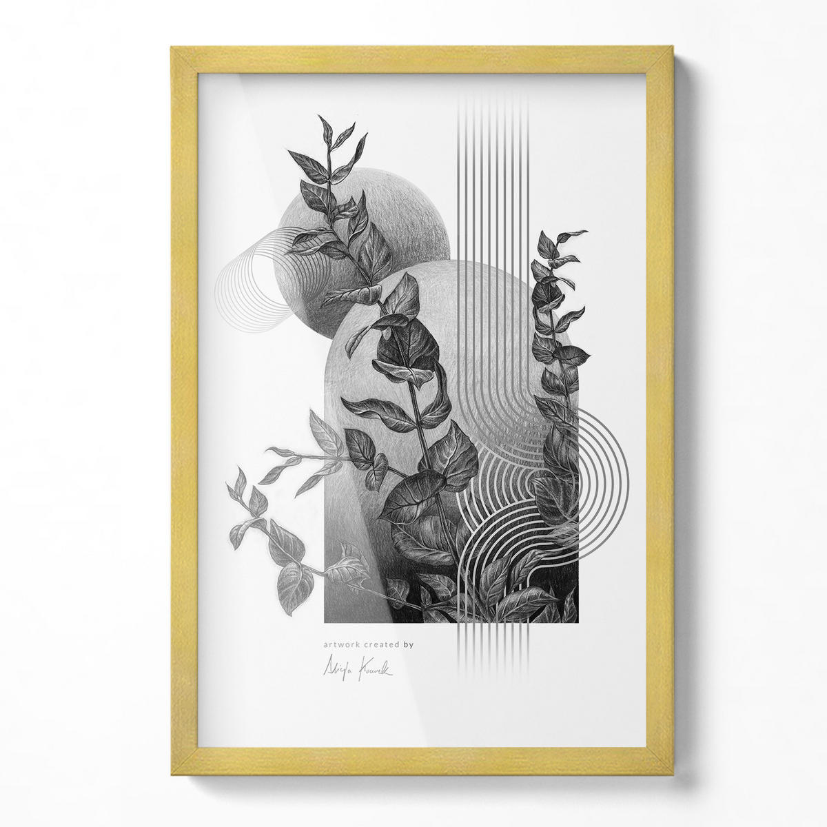 BILDERRAHMEN - Silberfarben, Kunststoff (40/60/1.5cm) - Wallfluent