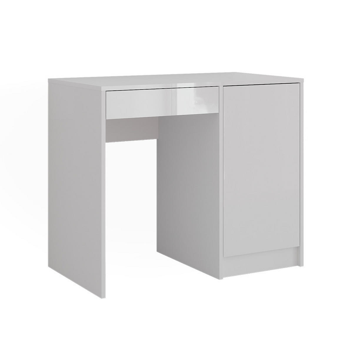 TOALETNÍ STOLEK Sherry Bílá/bílý vysoký lesk - vysoce lesklá bílá, kompozitní dřevo (89.8/76/50.1cm) - Vicco