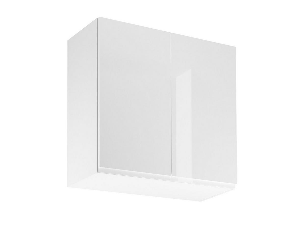 KÜCHENZEILE 360 cm - Aspen KA10-M360 - in Weiß/Hochglanz - Weiß Hochglanz, Holz (360/212/58cm)