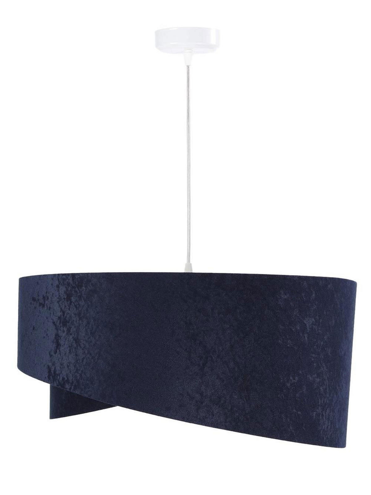 HÄNGELEUCHTE Blau 50/23 cm - Goldfarben, Kunststoff (50/1.3/23cm) - ONZENO