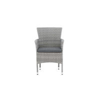 GARTENSTUHL grau - Grau, Holzwerkstoff (58/86/60cm) - ebuy24