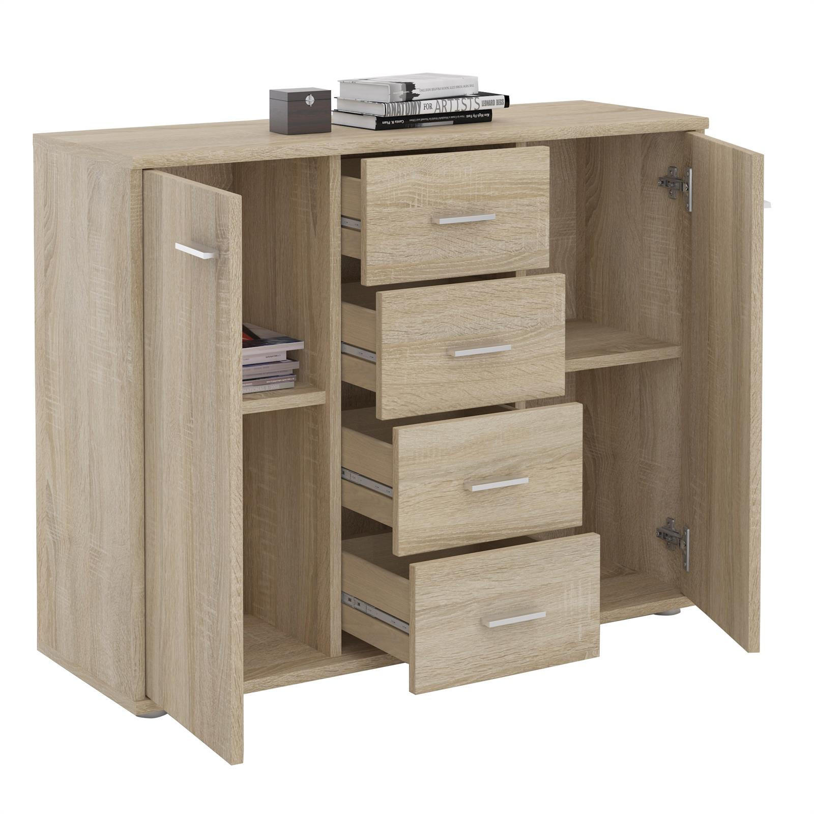 SIDEBOARD JAMIE - Sonoma Eiche, Holzwerkstoff (88/70/30cm) - CARO-Möbel