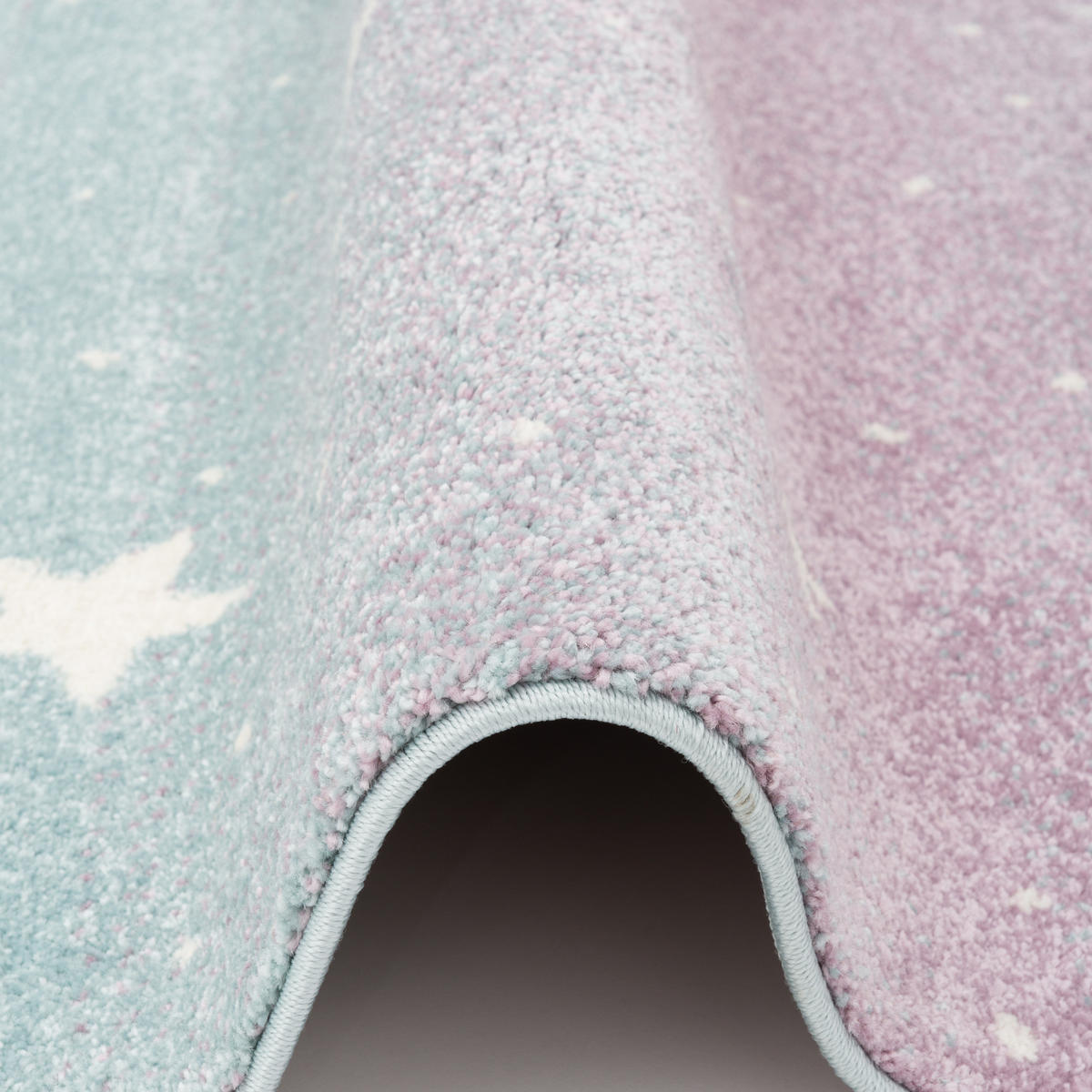 KINDER TEPPICH MAUI KIDS WOLKENHIMMEL - Rosa, Textil (120/170cm) - Pergamon