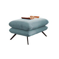 HOCKERBANK CHARME Hellblau - Hellblau, Textil (120/45/70cm) - KAWOLA