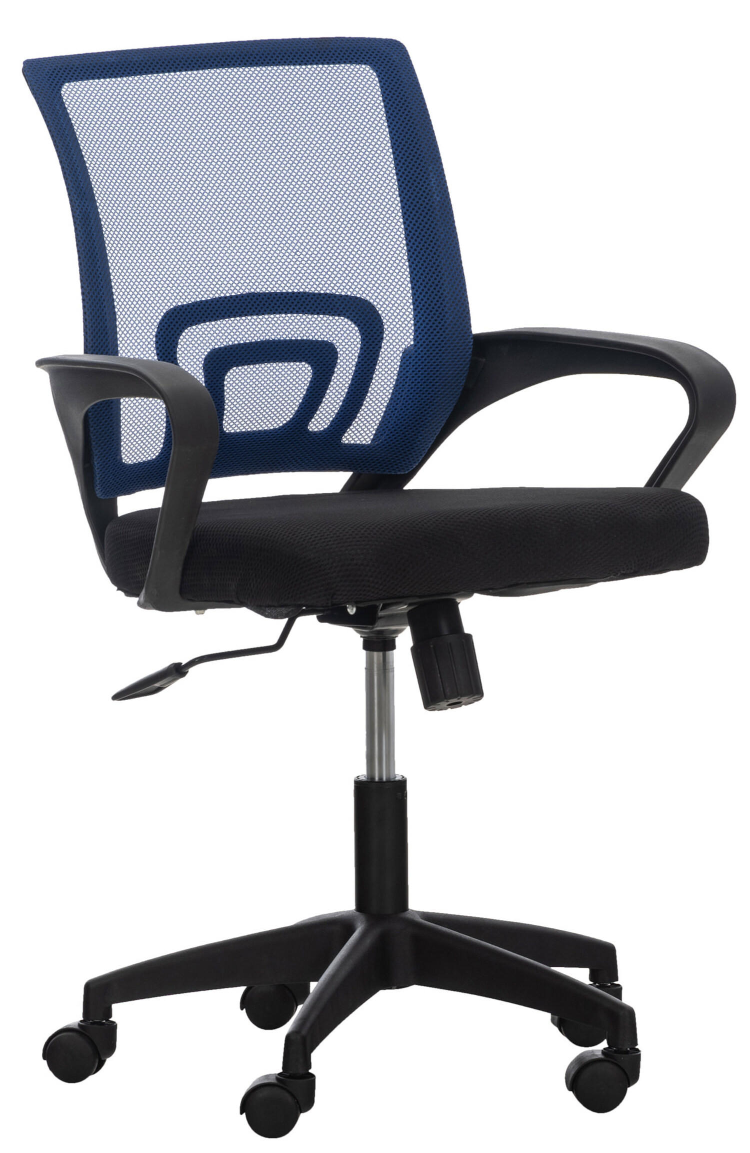 BÜROSTUHL Audrey mit Netzbezug, Blau - Blau, Kunststoff/Textil (62/95/50cm) - TPFLiving