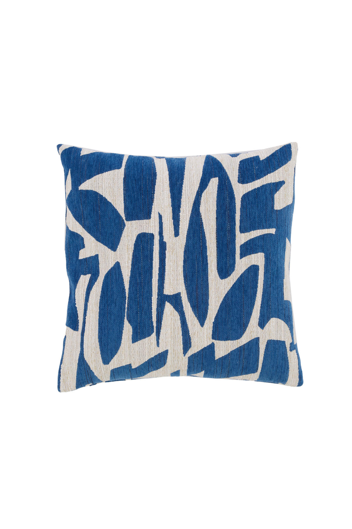 DEKOKISSEN Peoria Blau 45/45/10 cm - Blau, Textil (45/45cm) - Light & Living