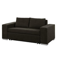 SCHLAFSOFA mit XL Armlehne - Braun, Textil (216/90/90cm) - home24