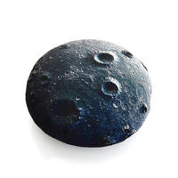 KISSEN Planet Universum Mond 25cm - Grau, Textil (25/6cm) - Vercart