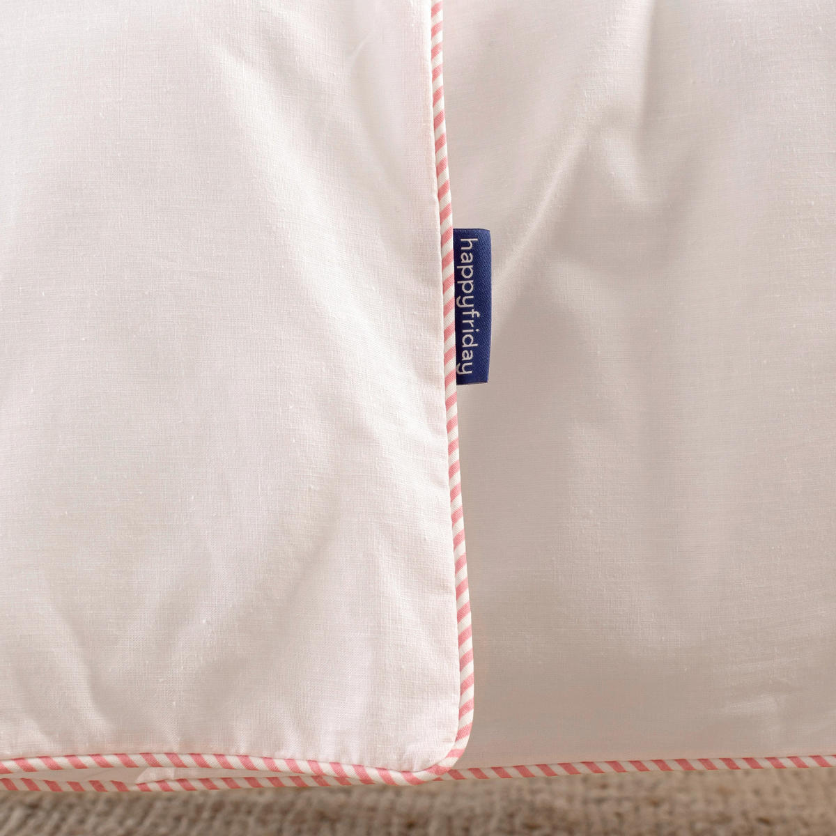 BETTBEZUG 2er-Set teiliges essential 100x120 cm (kinderbett) rosa - Pink, Textil (100/120cm) - Happy Friday