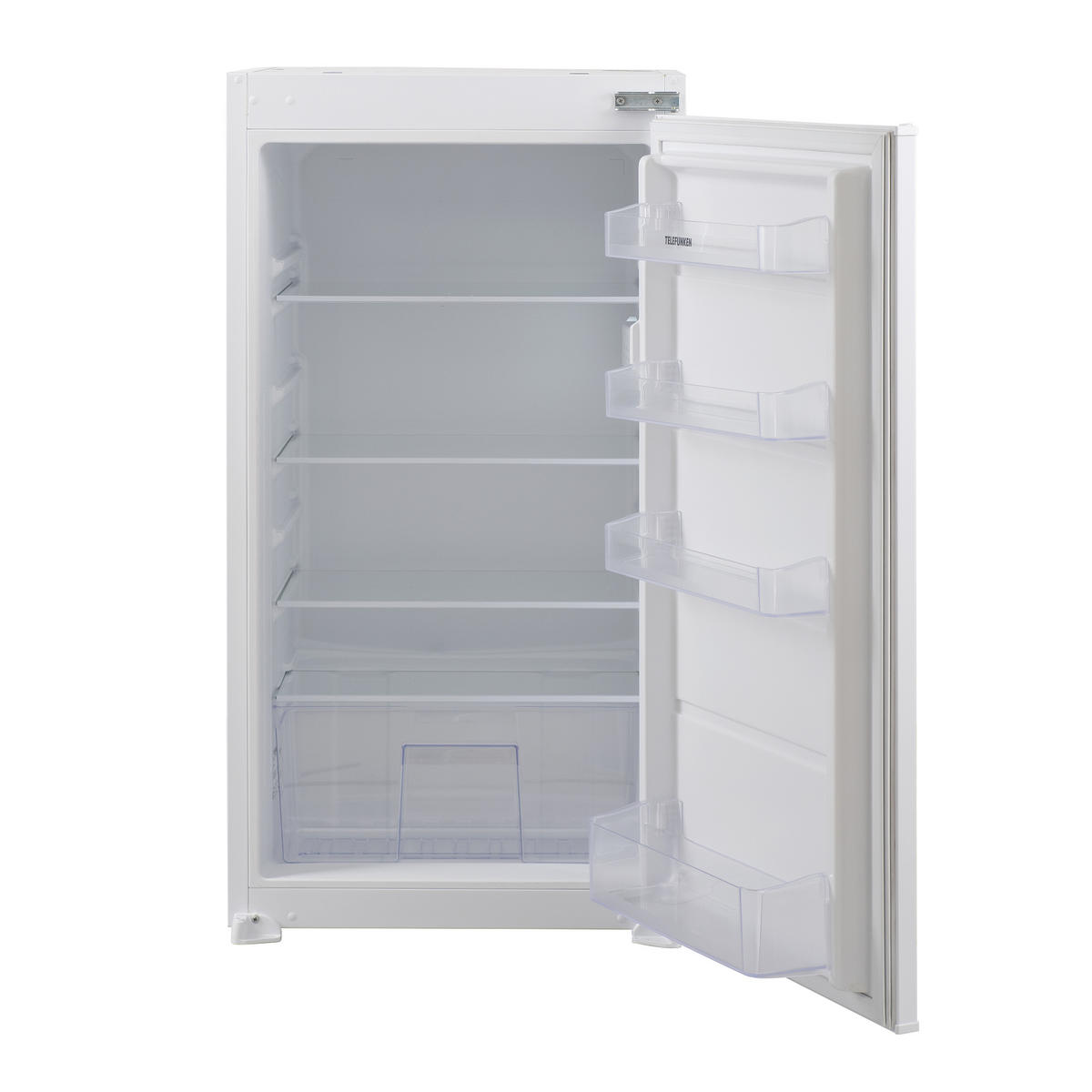 KÜHLSCHRANK Einbau, ohne Gefrierfach, 102cm Nische, Schlepptür-Technik, 154 Liter Nutzinhalt - Weiß, Glas/Kunststoff (54/102/54.5cm) - Telefunken