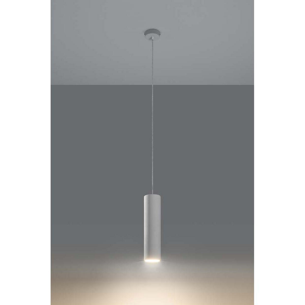 TISCHLEUCHTE Keramik Weiß - Weiß, Keramik (8/8/132cm)