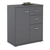 KOMMODE LOCARNO - Grau, Holzwerkstoff (60/70/30cm) - CARO-Möbel