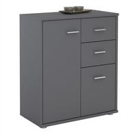 KOMMODE LOCARNO - Grau, Holzwerkstoff (60/70/30cm) - CARO-Möbel