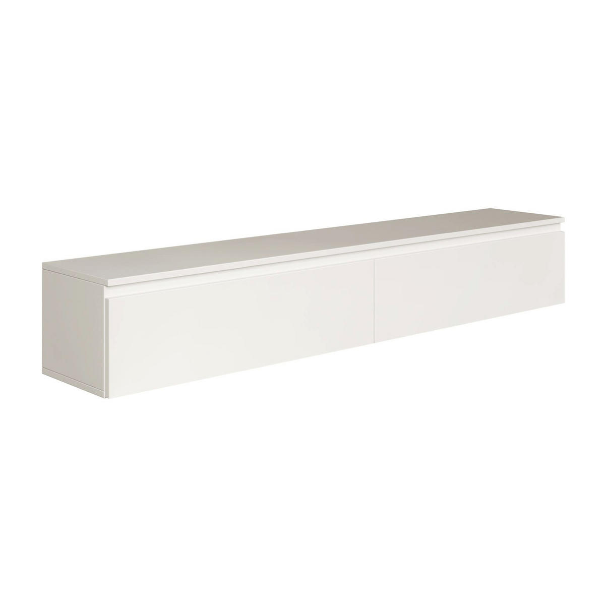 TV stolek Bemmi bílý 175/28/32 cm - bílá, kompozitní dřevo (175/28.4/31.8cm) - Selsey