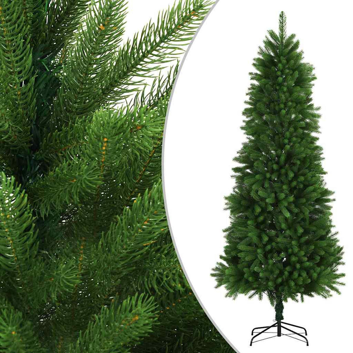 WEIHNACHTSBAUM Künstlicher Naturgetreue Nadeln 240 Cm Grün - Grün, Kunststoff (240cm) - vidaXL