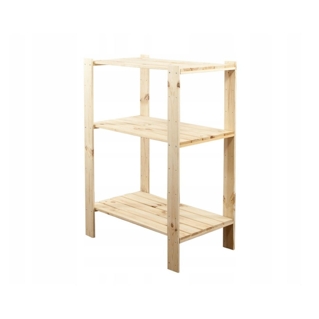 HOLZREGAL WOODLAND 115x80x50cm 3 Fachboden Kiefernholz Natur - Naturfarben, Holz (80/115/50cm) - PROREGAL